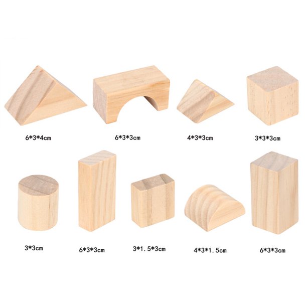 Pcs/Lot DIY Premium Wooden Building Blocks Set Toys for Children