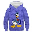 thumbnail image 3 of Jerseys de animación para niños grandes, chaqueta, suéter, ropa para niños, Sudadera con capucha, estampado del Pato Donald Disney, ropa para niñas, sudadera, 3 of 5