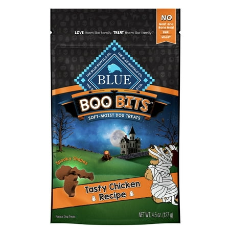 Blue Buffalo Boo Bits Chicken Flavor Soft Dry Treats for Dogs, Whole Grain, 4.5 oz. Bag
