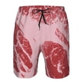 thumbnail image 3 of Balery Striped Meat Traje de Baño Estilo Hawaiano para Hombre, Shorts de Secado Rápido con Bolsillos-Small, 3 of 6