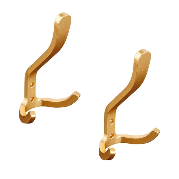 YSNOOWE 2Ud De Pared De Aluminio Dorado Para Entrada Dormitorio Y Closet