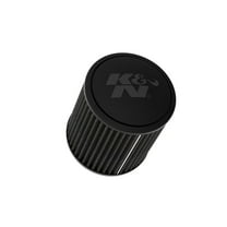 K&N Universal Clamp-On Air Filter: High Performance, Premium, Washable, Replacement Filter: Flange Diameter: 3.5 In, Filter Height: 6 In, Flange Length: 1.5 In, Type: Dry Synthetic, RU-3110HBK