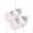 White, variant on Dpytoraw Summer Children Infant Toddler Shoes Girls Sports Shoes Flat Bottom Lightweight Round Toe Ribbon Bow Pearl Toddler Athletic Shoes Size 4