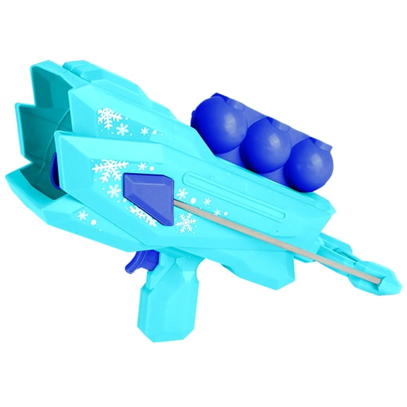 SSNTSY Snowball Shooter Snowball Blaster Gun Launcher Purple Snowball Fight Toy for Winter