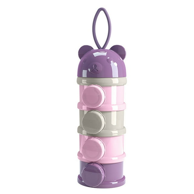 Contenedor dispensador de leche en polvo, Dispensador de fórmula para bebés 4 Dispensador de leche en polvo Contenedor de leche en polvo Probado y confiable