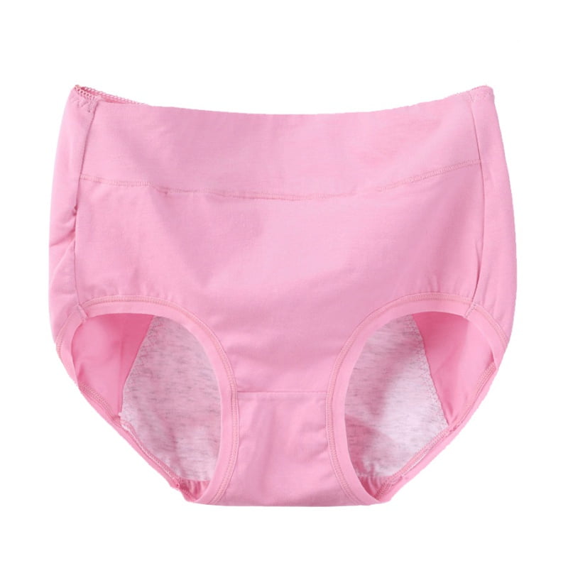Funcee Women Big Girls Plus Size Menstrual Period Leak Proof Panties Briefs Underwear
