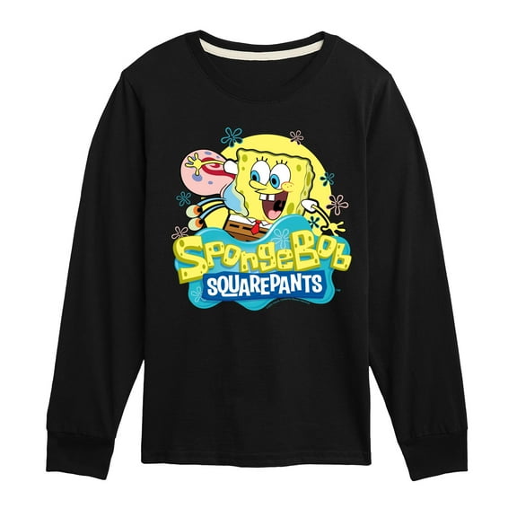 SpongeBob SquarePants - Sbob And Gary - Toddler & Youth Long Sleeve Graphic T-Shirt