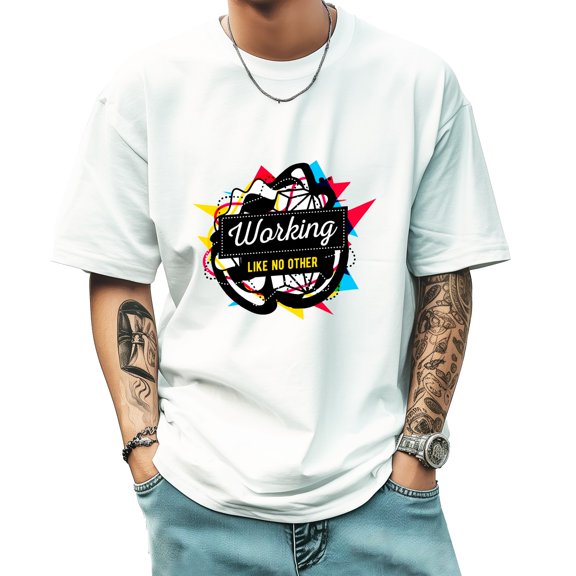 Graphic Tees for Men Summer New Print Casual Tee Fashion Trend Sports Shirt Select