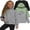 Black, Heather Gray, Sage, variant on Girls Sweatshirt 3 Pack Hoodie for Teen Girls Crewneck Sweatshirt Quarter Zip hoodies Fleece Sizes 4–16 Clothing (Set 5 Size X-Large)