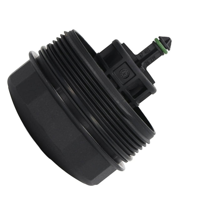 Oil Filter Housing Cover, 11427525334 Reliable Cars Oil Filter Cap Precise Fit Black Leak Free for Autos