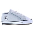 thumbnail image 2 of Converse Chuck Taylor All Star Cribster Mid Infant/Toddler Shoes Size 2, Color: Ghosted/White/Black, 2 of 5