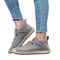 thumbnail image 4 of Domuza Womens Orthopedic Shoes Arch Support Non Slip Slip on Nurse Shoes Breathable Mesh Stretch Business Casual Shoes Comfort 2026 Foam Shoes Gray 8（EU-40）, 4 of 6