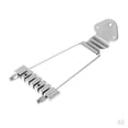 thumbnail image 1 of 2x Puente Jazz Tailpiece Yuyangstore Pieza de Cola para Archtop Replacement para Afinadores de Música, 1 of 8