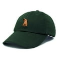 thumbnail image 5 of Dalix Capybara Cap Embroidered Dad Baseball Hat Cotton Adjustable Womens in Dark Green, 5 of 5