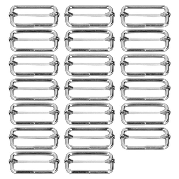 Hebillas De Mochila De Ropa De 20 Piezas, Hebillas De Metal De Textura Exquisitas Hebillas De Cuero Con Color Desanimado Para Tirantes Ropa Cinturas De Equipaje Mochilas