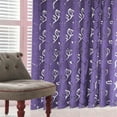 thumbnail image 4 of Lilixerw 1 PCS Leaf Pattern Window Curtain,Embroidered Farmhouse Scarf Valances Curtain for Living Room,Bedroom,Balcony,Purple, 4 of 4