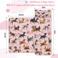 thumbnail image 5 of Dogs with Pioneer Flower Toddler Nap Mats for Kids Preschool,Sleeping Mat Bag or Kids,Toddler Sleeping Bag,Toddler Nap Mat or Daycare, 5 of 6