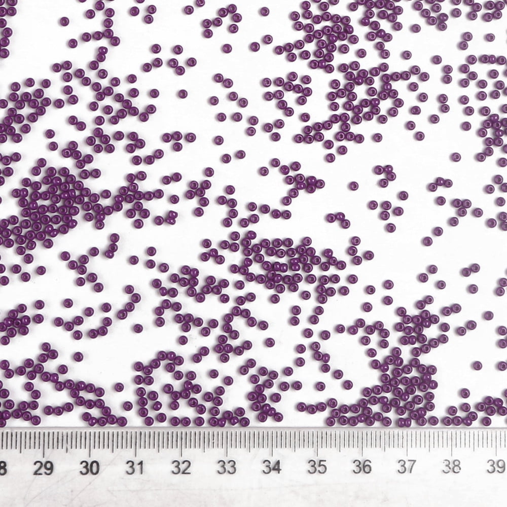 11/0 Grade A Round Glass Seed Beads Baking Paint Orchid 2.3x1.5mm Hole: 1mm 48500pcs/pound