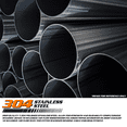 thumbnail image 5 of M-AUTO Black 3 Inch Inlet/Outlet Straight-Through Round Straight Cut Stainless Steel Chambered Exhaust Muffler Tip,Set of 2, 5 of 10