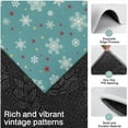 thumbnail image 3 of Blue Christmas Snowflake and Star Pattern Kitchen Rugs Sets Of 3,Kitchen Runner Rugs Non Skid Washable,Decorative Kitchen Floor Mats for Kitchen,Sink,Laundry,17"x30"+ 17"x47" + 17"x59", 3 of 6