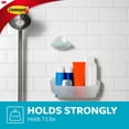 thumbnail image 4 of Command Shower Caddy, Frosted, Large, 1 Caddy, 4 Mounting Bases, 4 Large Strips/Pack, 4 of 12