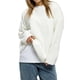 thumbnail image 2 of Suéter de Cuello Redondo para Mujer, Suéter de Punto Holgado e Informal de Larga para Otoño e Invierno. L, 2 of 10