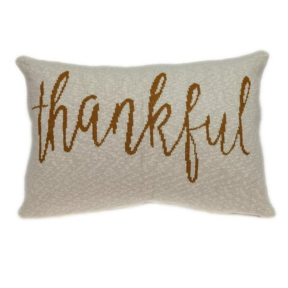HomeRoots 383151 Thankful Decorative Pillow