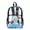 Jellyfish Clownfish, variant on ZIATUBLES Clear Backpack, Heavy Duty Fabric & PVC Transparent Bookbag with Jellyfish Clownfish Print, Large Capacity See Through Backpack for School College Work Travel Security