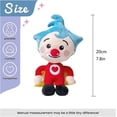 thumbnail image 2 of Payaso de peluche Plim de 7,8 pulgadas, juguete de muñeco de payaso relleno de animación de dibujos animados Sincero Electrónica, 2 of 5