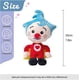 thumbnail image 2 of Payaso de peluche de 7,8 pulgadas, muñeco de payaso de peluche de animación de dibujos animados para recompensar el progreso del niño, 2 of 5