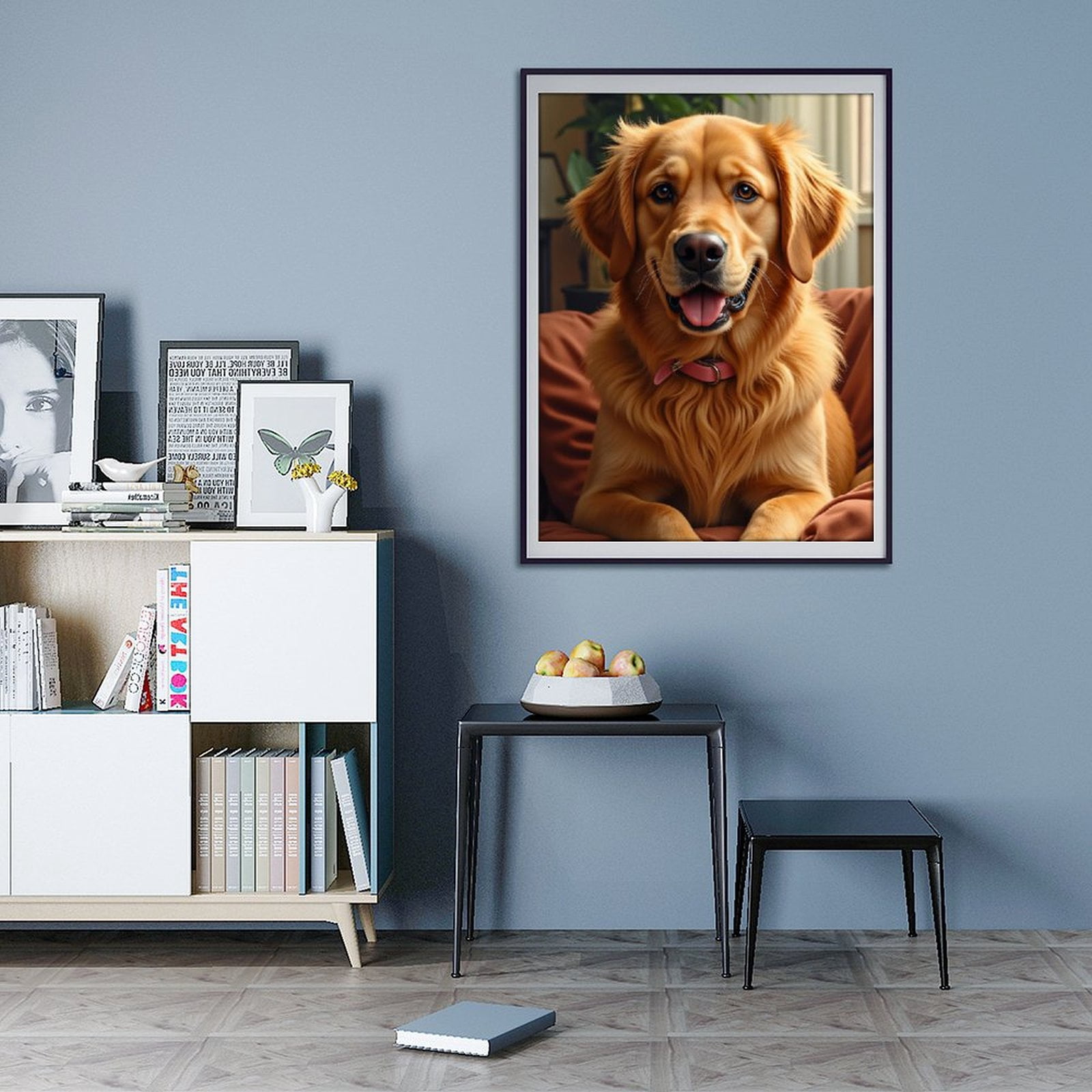 Diamond Art Kits for Adults - 5d Golden Retriever Cozy Chair Diamond Painting for Adults, Diamond Art for Adults Beginners, Diamond Painting Kits for Adults for Home Wall Decor