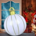 thumbnail image 5 of Hometravel Large Inflatable Christmas Ball, 60cm Outdoor Decoration Sphere, PVC Weatherproof Ornament for Lawn and Patio Seasonal Display, 5 of 8