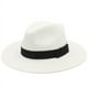 thumbnail image 1 of Zhuge Sombrero de paja blanca, protección solar y estilo moderno, tamaño 54 - 59 cm, 1, 1 of 5