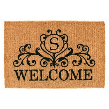 Calloway Mills Kingston Welcome Outdoor Doormat 24" x 36" x 1.5" (Letter S)