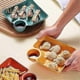 thumbnail image 4 of Diet Plate with Dipping Sauce Multipurpose Square Useful Food Grade Sectional Plate for Restaurant, 4 of 5