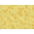 thumbnail image 1 of Ahgly Company Machine Washable Indoor Rectangle Transitional Neon Yellow Area Rugs, 5' x 7', 1 of 7