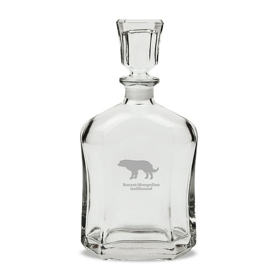 Buryat-Mongolian Wolfhound 23.75 oz Classic Whiskey Decanter