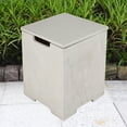 thumbnail image 2 of Elementi  Plus Square Propane Tank Cover Hideaway Storage Box with Removable Top - 15.9" x 15.9" x 20.5" Grey, 2 of 5