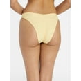 thumbnail image 3 of No Boundaries French Twist Ruched Bikini Bottoms, Women's XXS-XXL, 3 of 5
