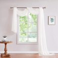 thumbnail image 2 of WARM HOME DESIGNS 18 Feet Sheer Ivory Beige Color Window Scarf. Valance Scarves Are 55 x 216 Inches. AM Beige 216, 2 of 3