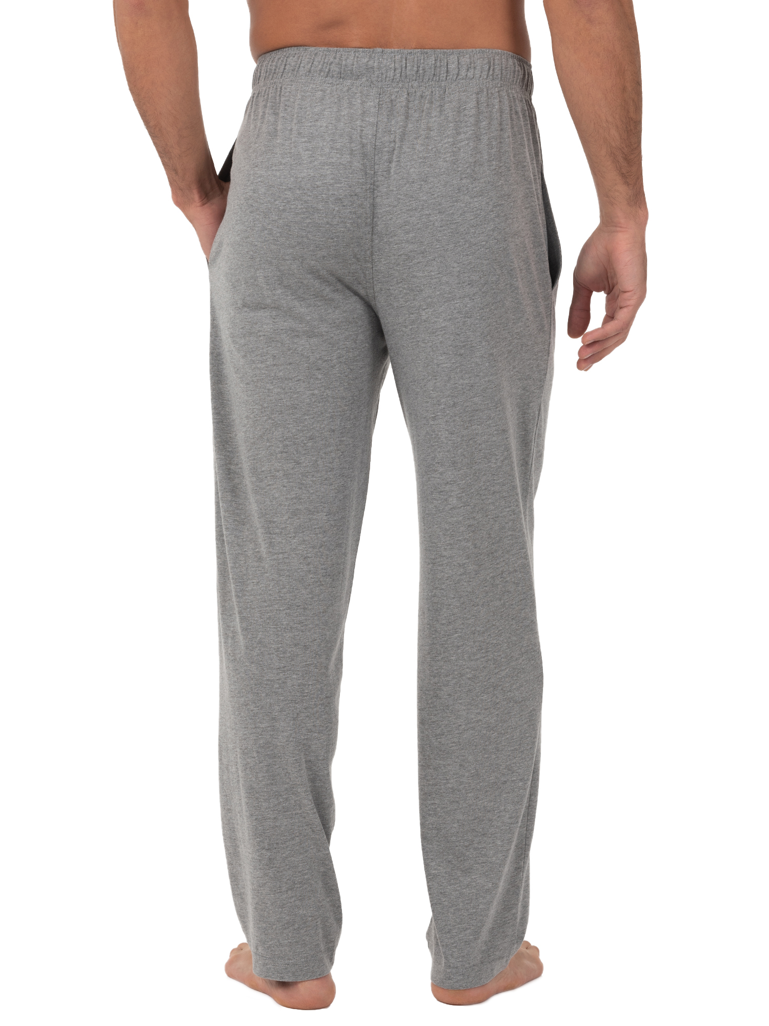 Fruit of the Loom Men's and Big Men's Jersey Knit Pajama Pants, Sizes S ...