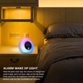 thumbnail image 3 of Night Lamp With Bluetooth Speaker, Dimmable Mood Light With Lcd Display / Smart Alarm Clock, 4 Brightness, 5 Color Change, Vibration Sensor Wireless Bed Lamp For Sleep Children Gift, 3 of 6