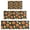Pioneer Flower Floral, variant on Pioneer Flower Floral Print Pattern Kitchen Rugs Sets Of 3,Kitchen Runner Rugs Non Skid Washable,Decorative Kitchen Floor Mats for Kitchen,Sink,Laundry,17X30 Inch 17X47 Inch 17X59 Inch