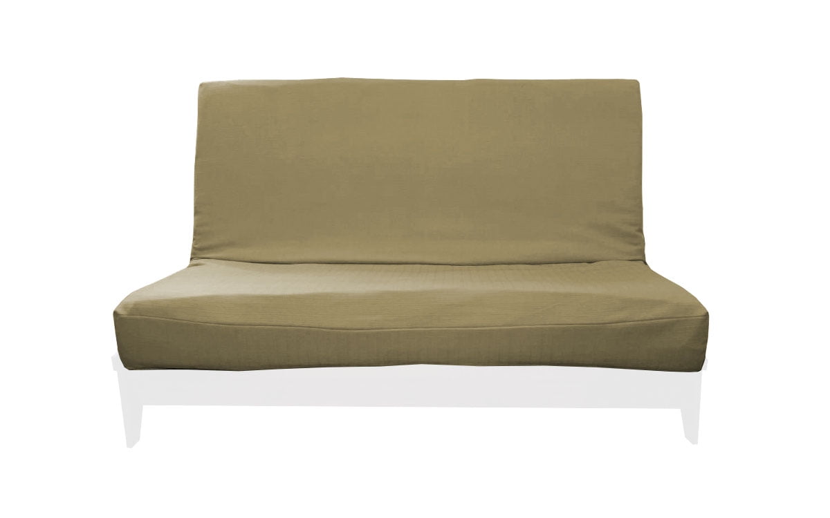 LinenLike Texture Polyester Futon Cover by Prestige Furnishings