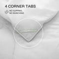 thumbnail image 5 of WISHEAD Twin Comforter Duvet Insert, Reversible Quilted with Corner Tabs, Ultra Soft for All Season, Hotel Down Alternative Cooling Breathable Bedding, Machine Washable (White, 64" x 88"), 5 of 8