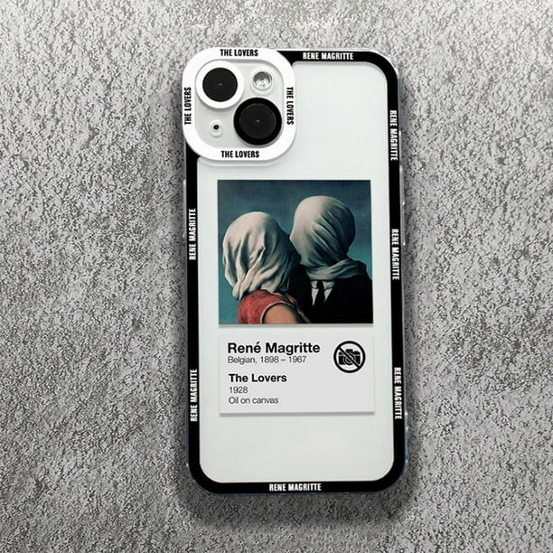 Funda de ojos de ángel para iPhone, carcasa suave de arte estético, Da Vinci, David, Mona, Lisa, 14, 13, 12, 11 Pro Max, Mini, X, XS, XR, 7, 8, 14 Plus, SE2 Fivean unisex