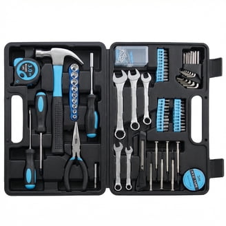 CARTMAN 168 Piece Tool Set, Household Repair Kit, Plastic Storage