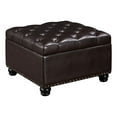 thumbnail image 2 of Designs4Comfort Table Basse Ottomane Herald avec Rangement en Tissu Espresso, 2 of 13