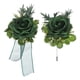 thumbnail image 1 of Conjunto de Corsage de Muñeca Verde y Boutonnieres Uxcell, Corsage de Flores Artificiales para Boda Novia Novio Ceremonia Aniversario Baile Fiesta, 1 of 6