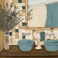 thumbnail image 2 of Hakimipour-Ritter 15x15 White Modern Wood Framed Museum Art Print Titled - Blue Zen Bath I, 2 of 4